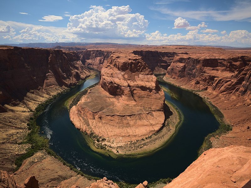 Horseshoe Bend, la curva del río Colorado cerca de Page (Arizona)